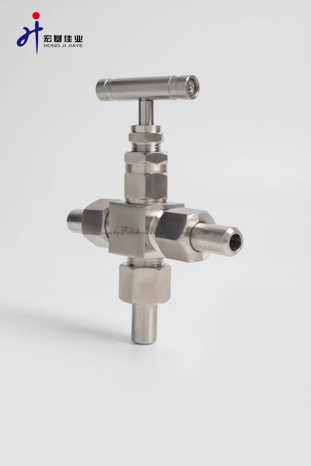 Needlevalve Manufacture Hot Sale Tee-Type Needle Valve Forged by Stainless Steel