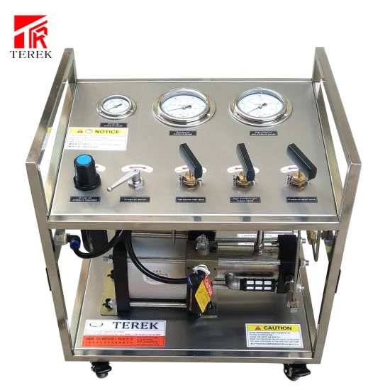 Terek 空気圧 200 バール圧力酸素ブースター ポンプ システム